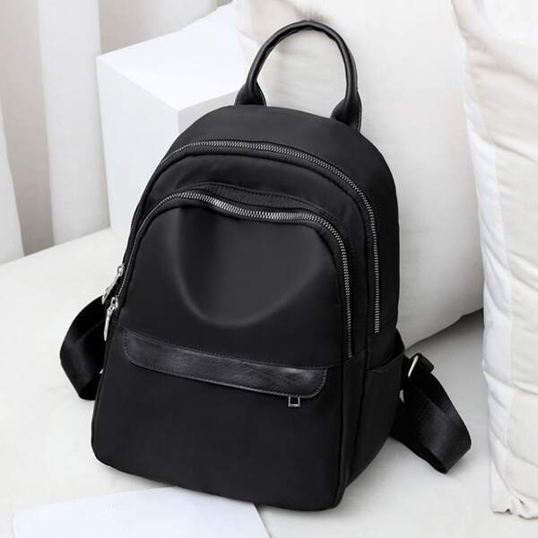 

Minimalist Oxford Backpack, Black