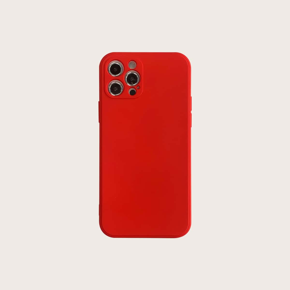 

Simple Solid Phone Case, Red