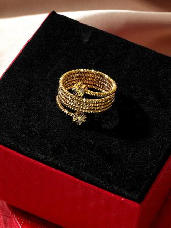 خاتم مزين بالزهور، هدية عيد الحب