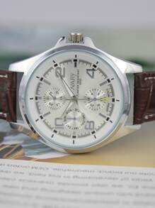 Relojes de hombre Blanco Casual - Plateado - Ver 3