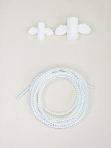 3入組天使翅膀設計數據線保護套套裝 - 白色 - 查看 3