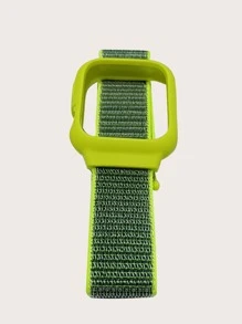 螢光綠二合一尼龍錶帶和保護殼適用於Apple Watch - 彩色 - 查看 2