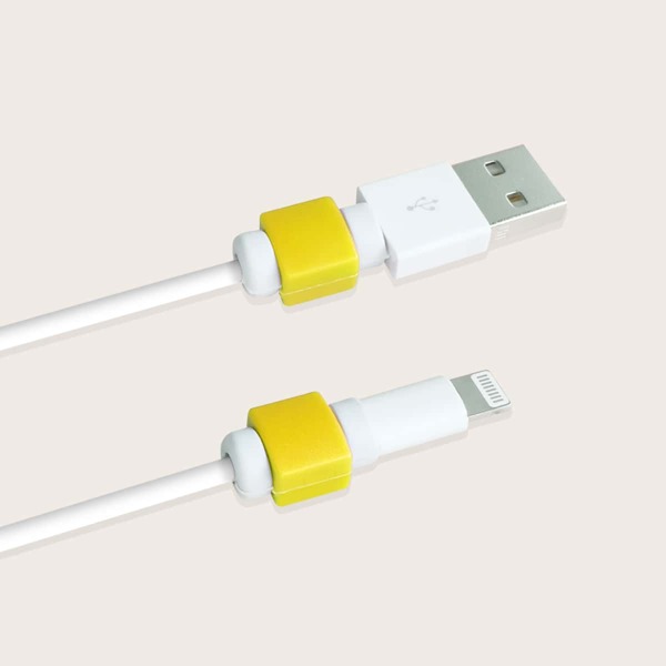 

5шт протектор для кабеля передачи данных, Жёлтые