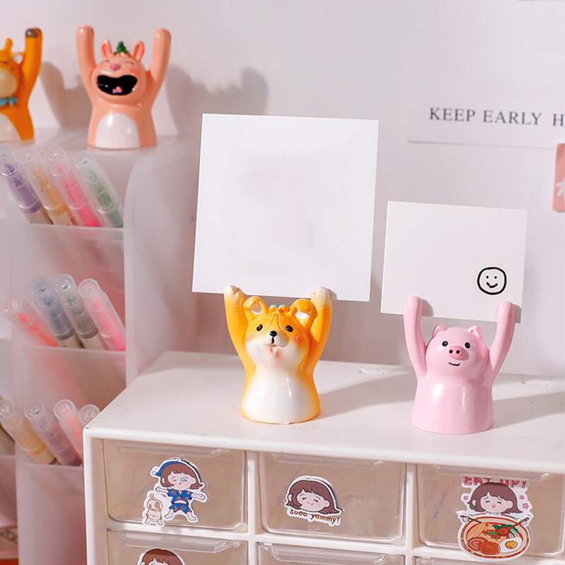 

1pc Random Cartoon Animal Decorative Object, Multicolor