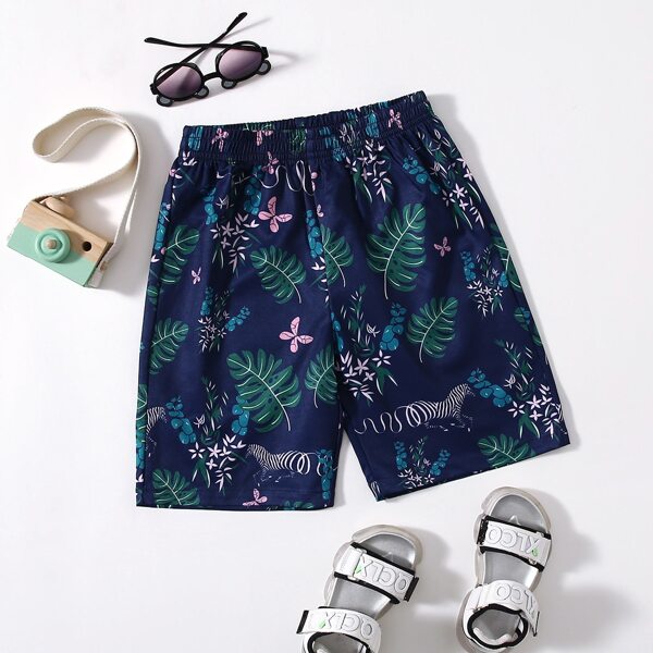 

Boys Tropical Print Shorts, Multicolor