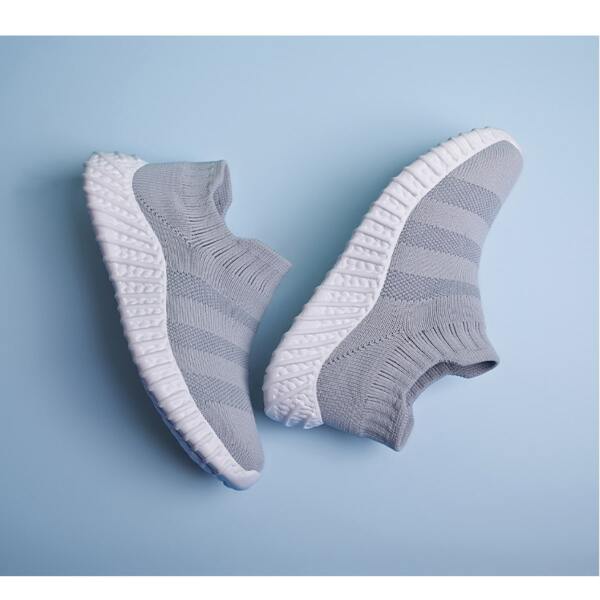 

Boys Minimalist Knit Running Shoes, Grey