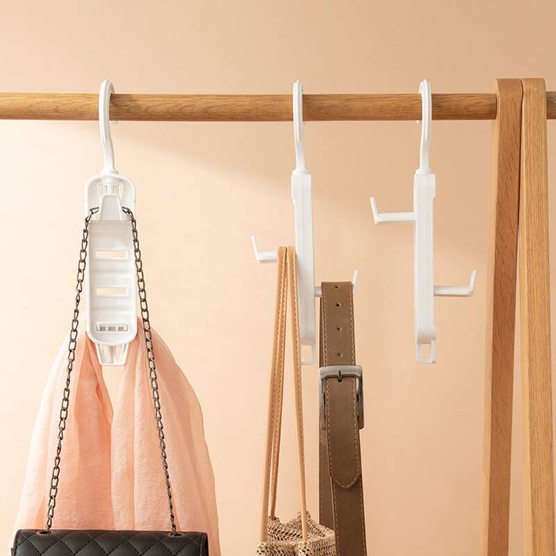 

1pc Random Multifunction Clothes Hanger, White