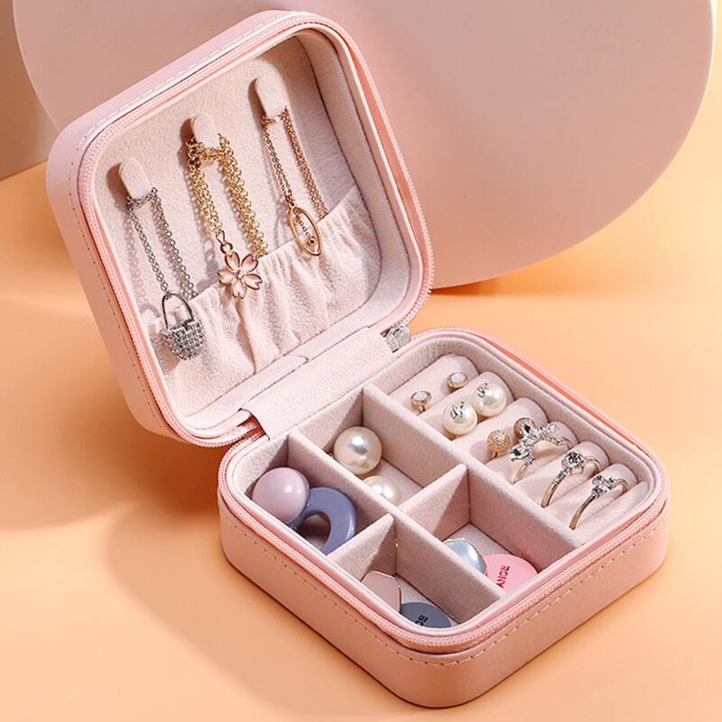 

1pc Multi-grid Jewelry Box, Multicolor