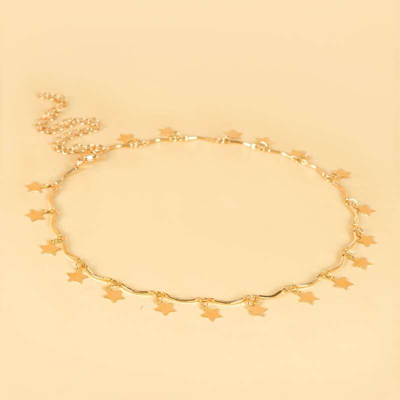 

Star Decor Necklace, Gold