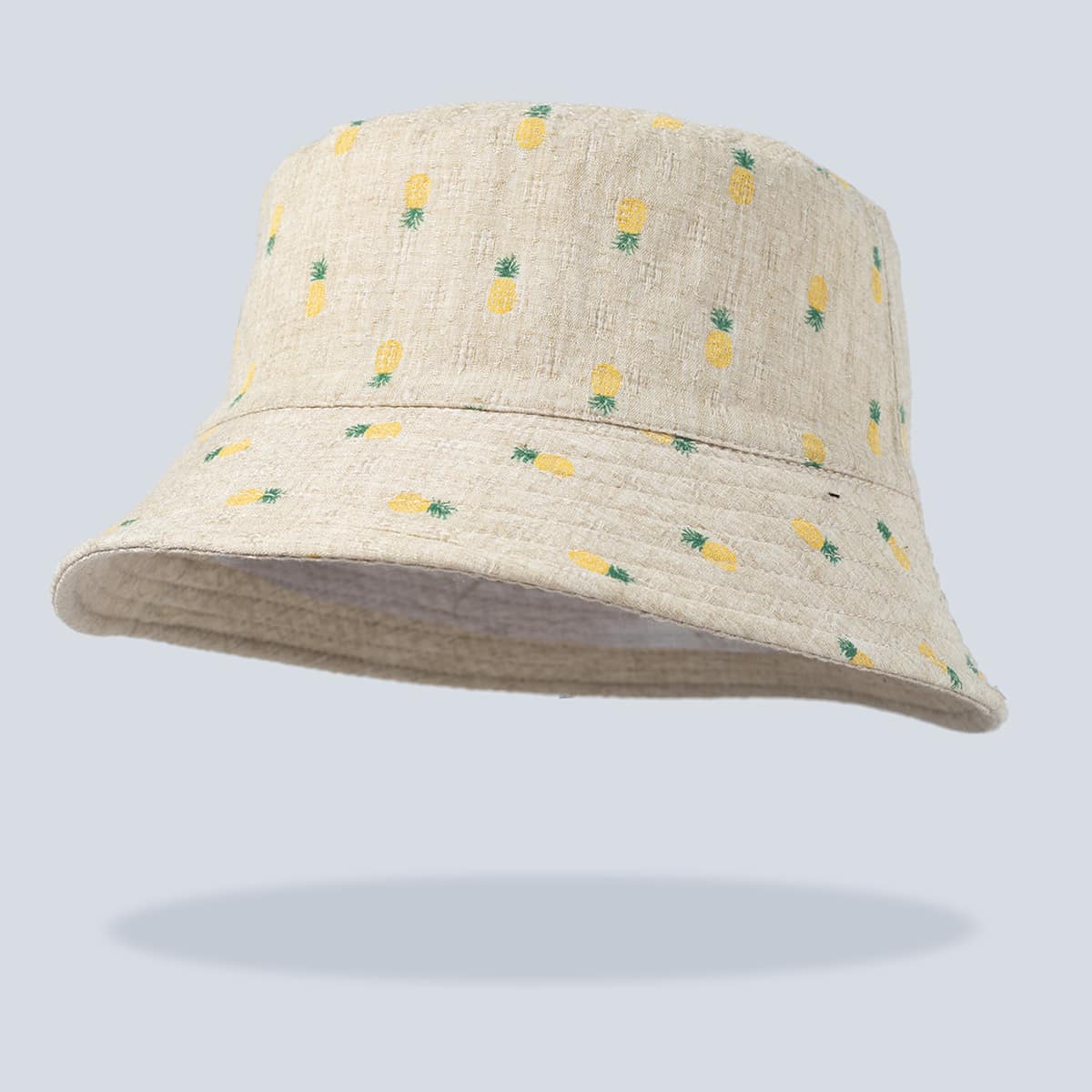 

Pineapple Pattern Bucket Hat, Multicolor