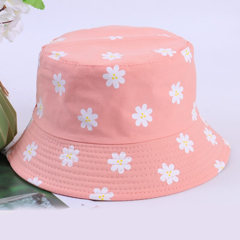 

Floral Print Bucket Hat, Pink