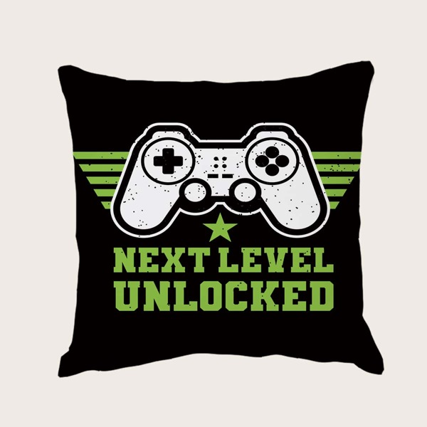 

Gamepad Print Cushion Cover Without Filler, Multicolor