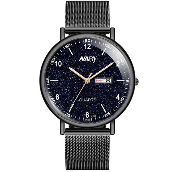 

Men Starry Sky Dial Calender Quartz Watch