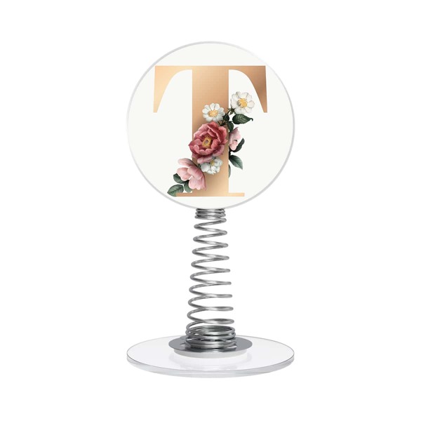 

Letter Graphic Spring Design Car Ornament, Multicolor