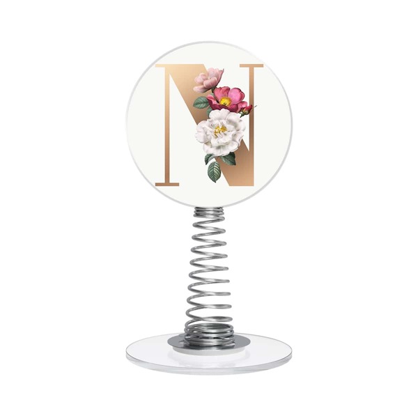 

Letter Graphic Spring Design Car Ornament, Multicolor