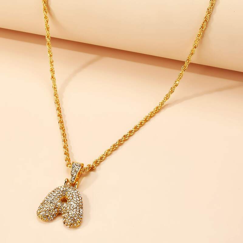 

Letter Pendant Necklace, Gold