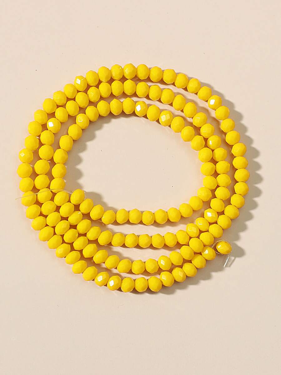 Accesorio de joya con cuenta DIY - Amarillo - Ver 1