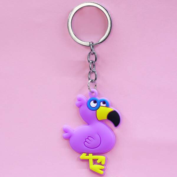 

1pc Cartoon Keychain, Purple