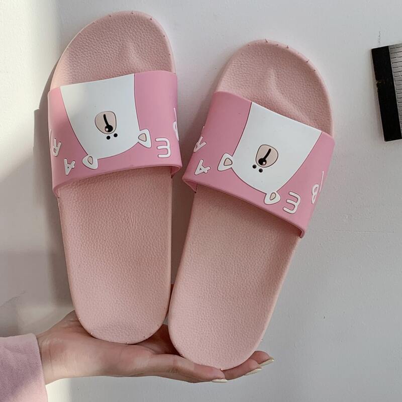 

Cartoon Bear Slides, Baby pink