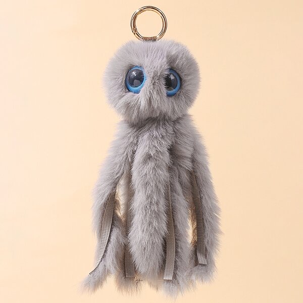 

Мультипликационный плюшевый брелок, Серый