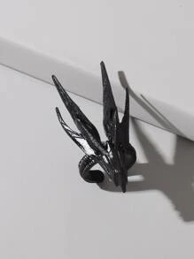 クリエイティブオープンリング - ブラック - チェックする 1