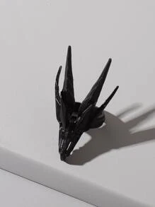 クリエイティブオープンリング - ブラック - チェックする 2