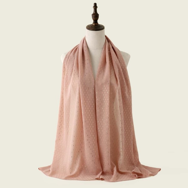 

Allover Print Scarf, Pink