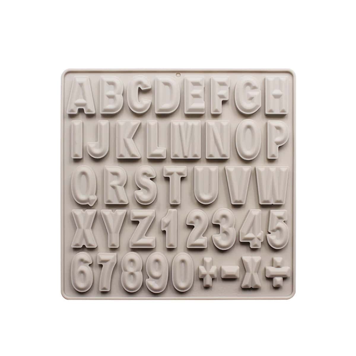 

1pc Letter & Number Toy Mold, Multicolor