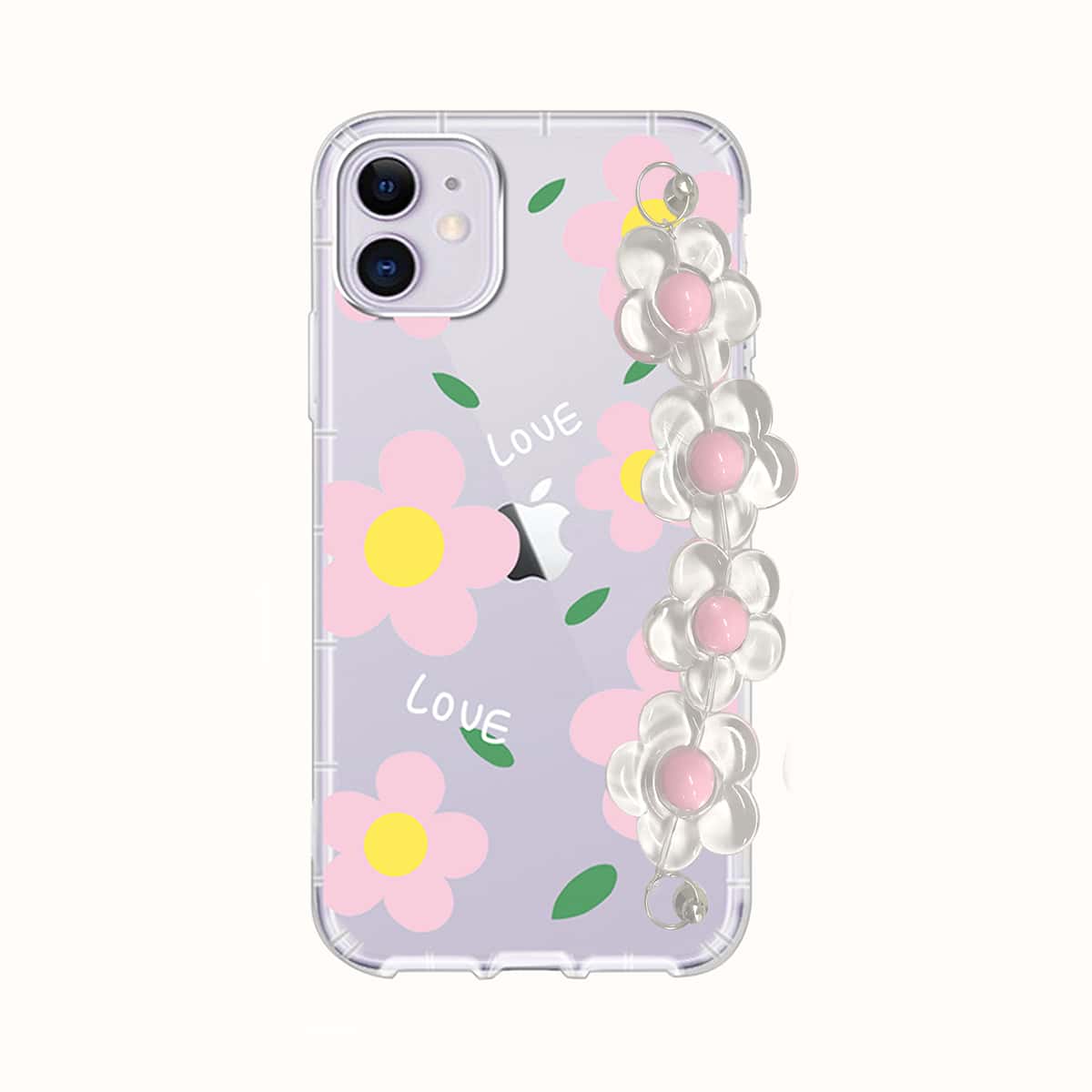 

Floral Hand Strap Phone Case, Multicolor