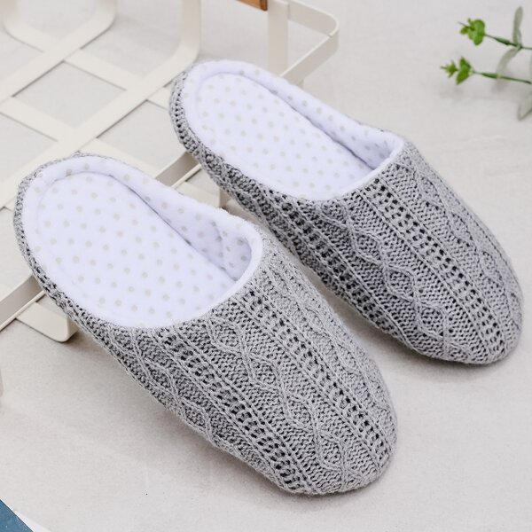 

Girls Minimalist Bedroom Slippers, Grey