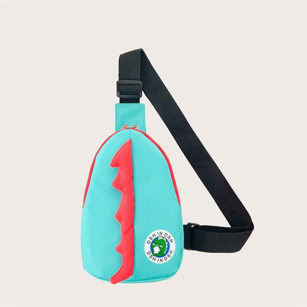

Kids Cartoon Design Sling Bag, Baby blue