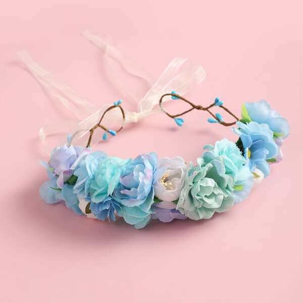 

Toddler Girls Flower Decor Hair Accessory, Multicolor