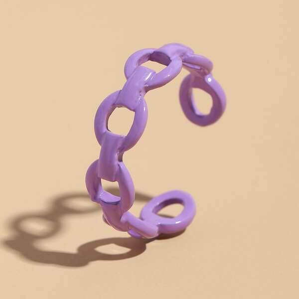 

Solid Cuff Ring, Purple