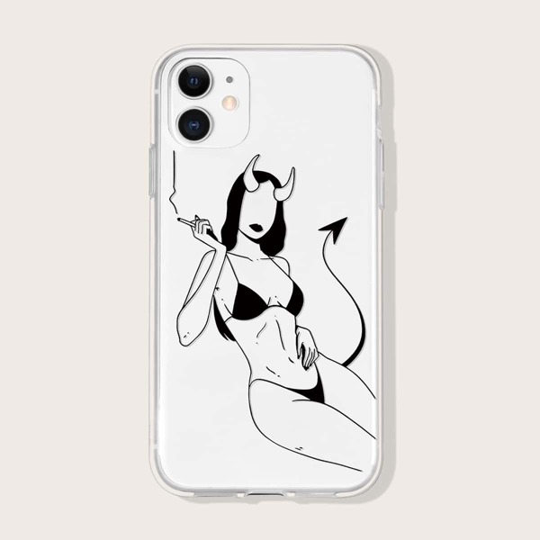 

Figure Graphic Clear Phone Case