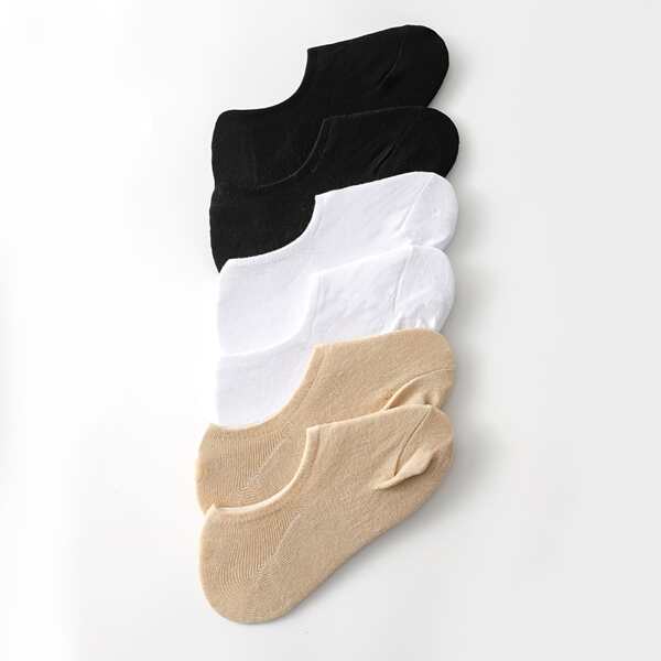 

6pairs Minimalist Invisible Socks, Multicolor
