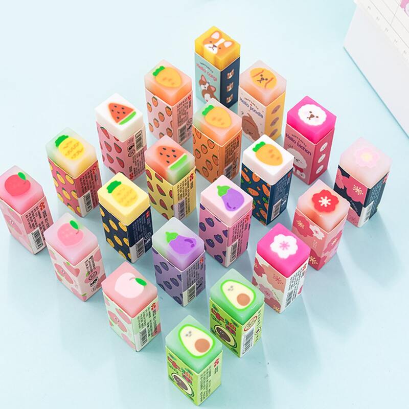 

1pc Fruit Pattern Random Eraser, Multicolor