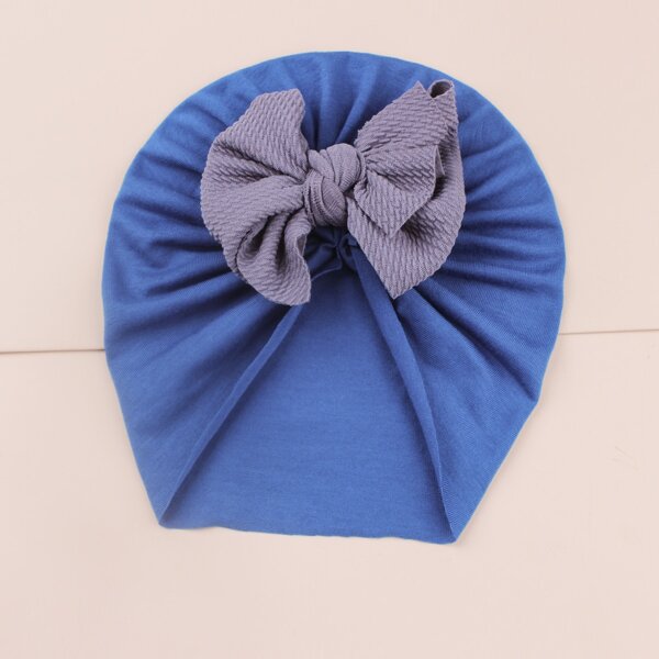 

Baby Bow Decor Hat, Navy blue