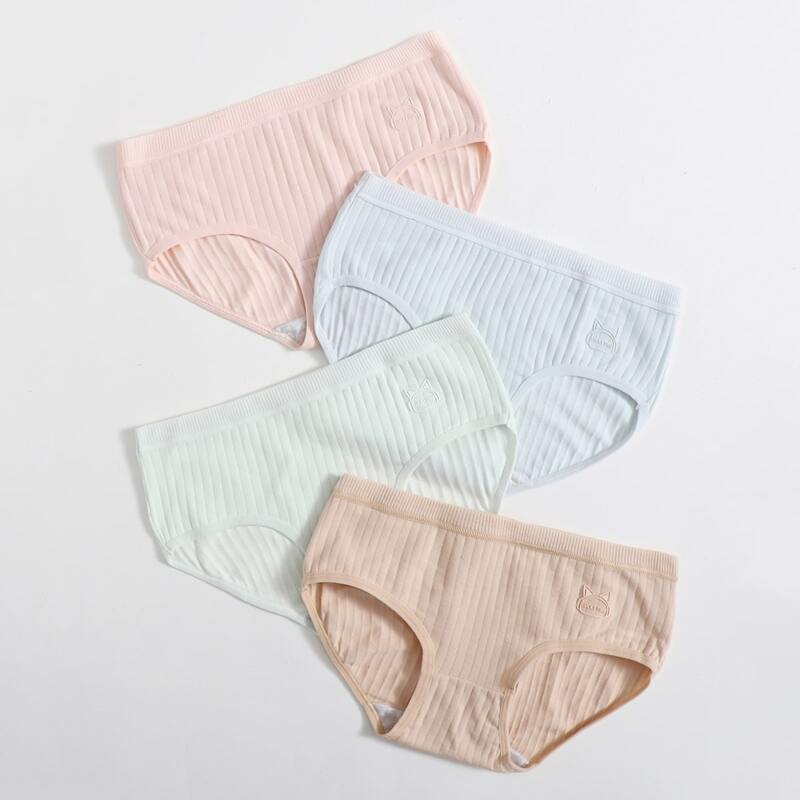 

4pack Cartoon Graphic Panty Set, Multicolor