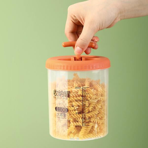 

1pc Large Food Container, Clear