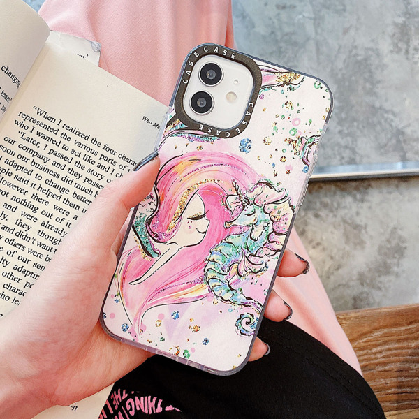

Cartoon Hippocampus Phone Case, Multicolor