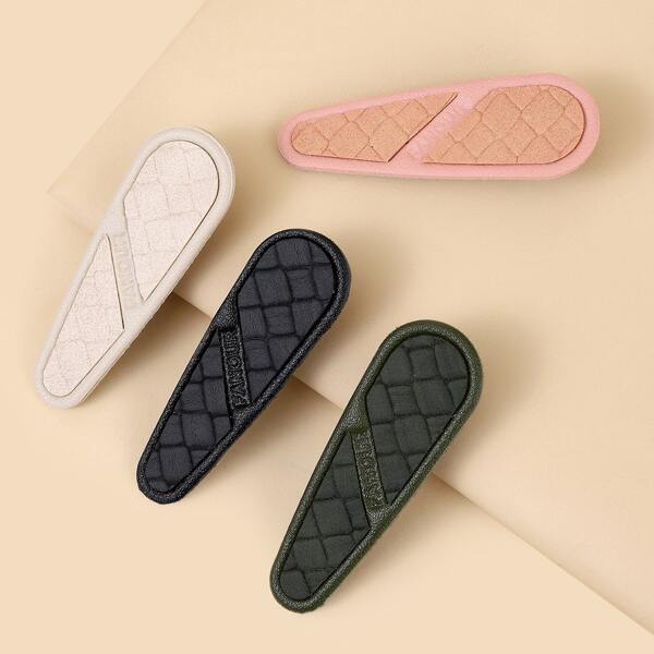 

4pcs Alligator Hair Clip, Multicolor