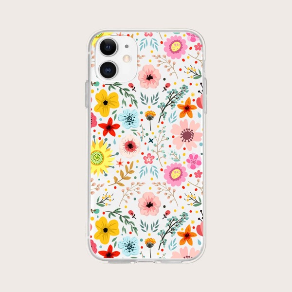 

Flower Pattern Phone Case, Multicolor