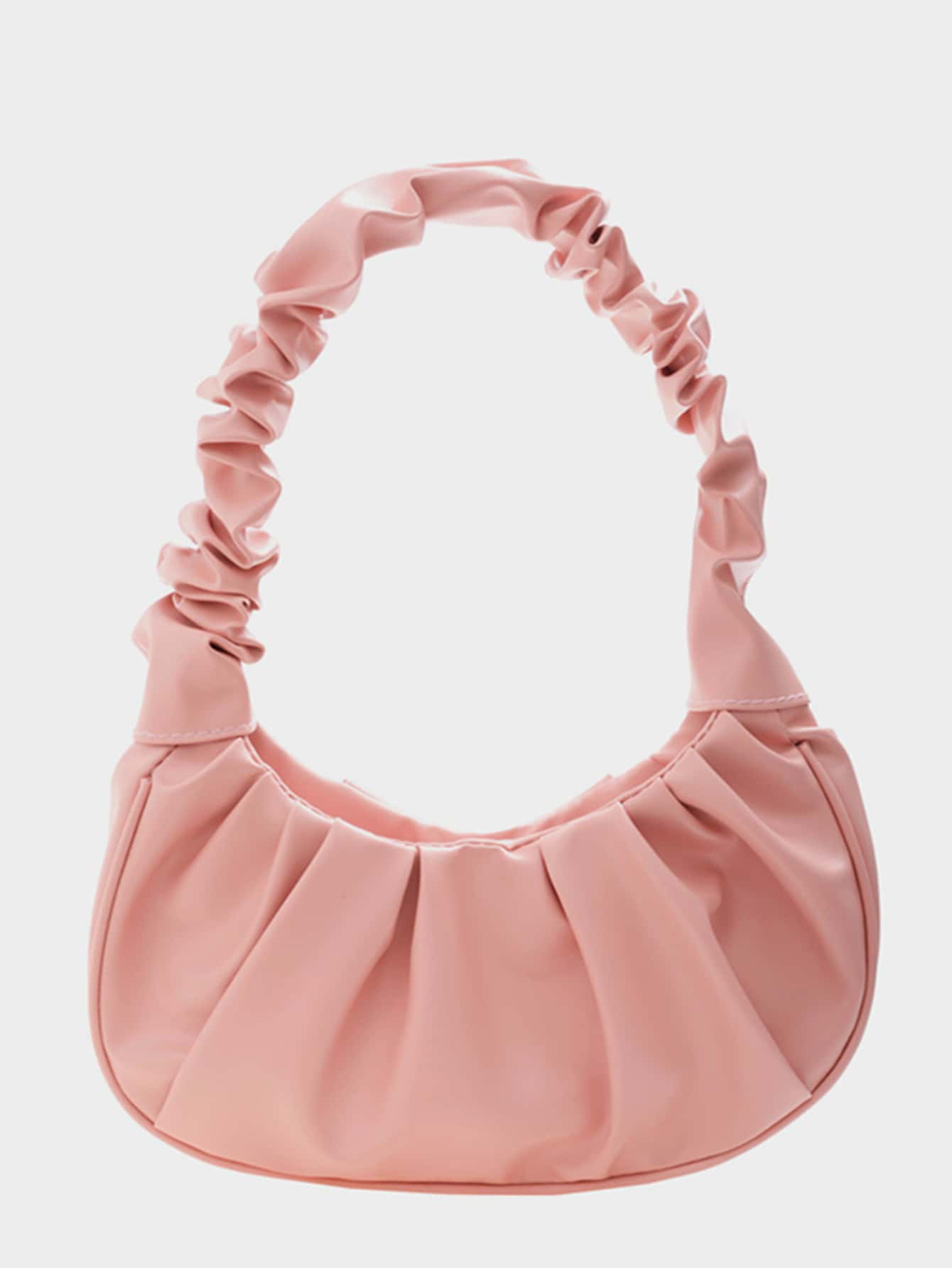 Lo nuevo en Bolsa de hombro Drapeado Liso De moda!| ROMWE México