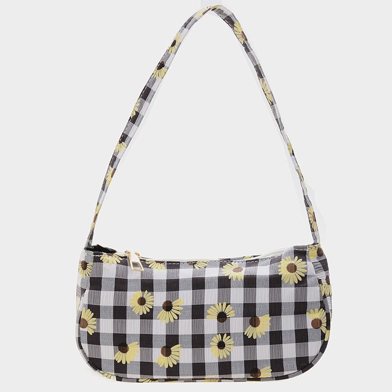 

Daisy & Gingham Shoulder Bag, Multicolor