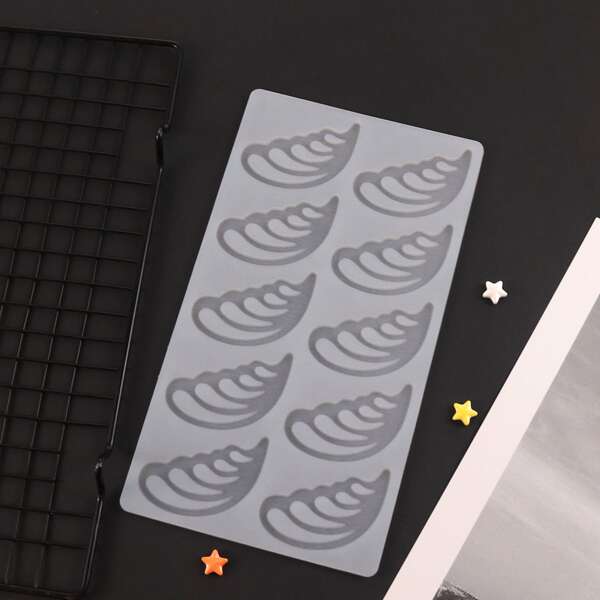 

1pc Wing Chocolate Mold, White