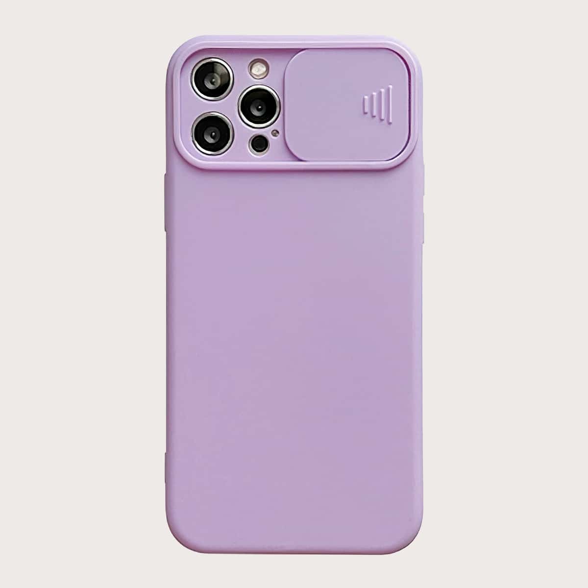 

Slide Camera Cover Phone Case, Lilac purple