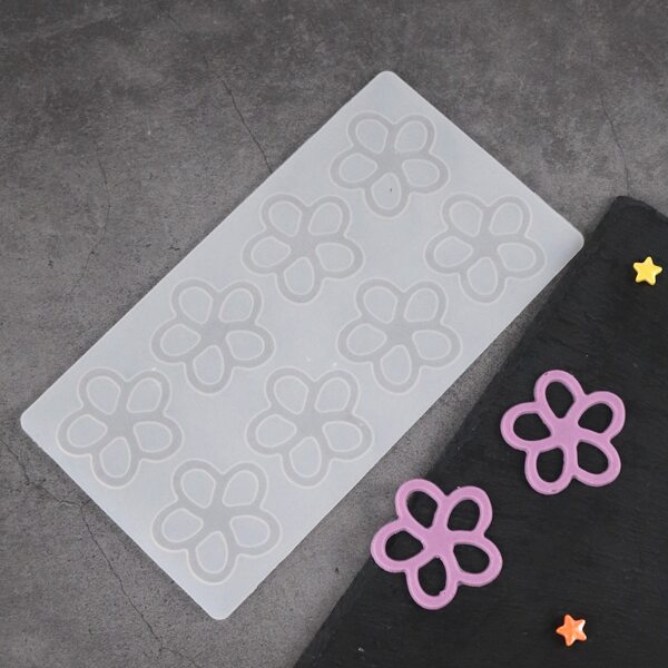 

1pc Flower Chocolate Mold, White