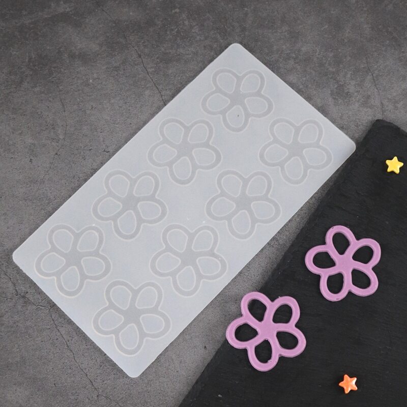 

1pc Flower Chocolate Mold, White