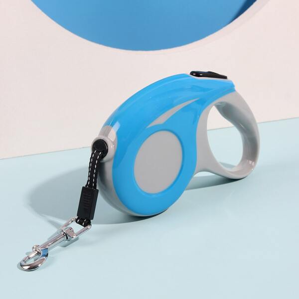 

1pc Retractable Pet Leash, Blue
