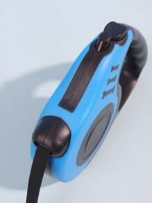 1入組骨頭圖案可伸縮寵物自動可伸縮牽引繩 - 藍色 - 查看 8